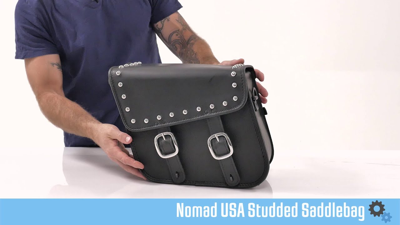 nomad usa leather motorcycle saddlebags