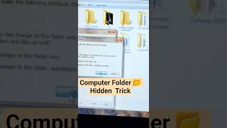 computer me folder ko hide kaise kare #shrots #computerknowledge #computertipsandtricks #viral
