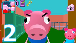 Piggy Neighbor Family Escape Obby House 3D Gameplay Level 2 (Android, iOS)