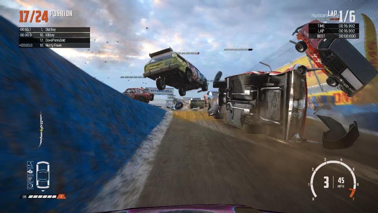 The key to victory is a good clean start...[Wreckfest]
