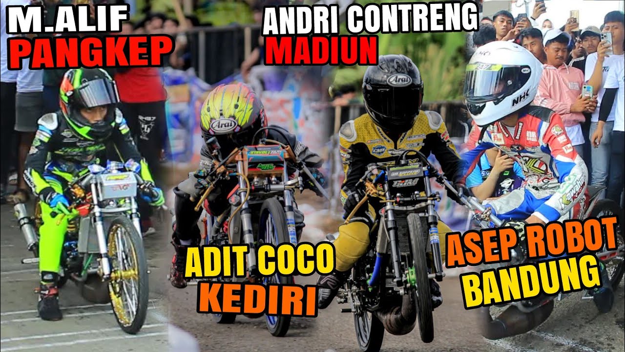 PERANG 6,4DETIK FFA 350cc JOKI JAWA BIKIN HEBOH DI SULAWESI