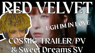 Red Velvet 레드벨벳 COSMIC Trailer/PV \u0026 Sweet Dreams SV | REACTION