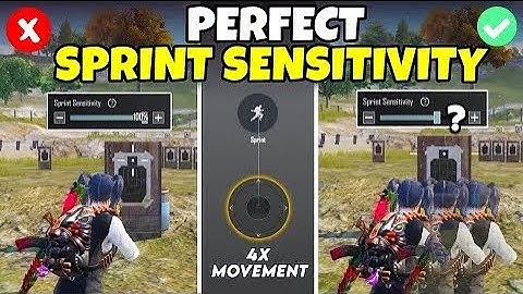 SPRINT SENSITIVITY Guide for Fast Movement | Best sprint Sensitivity | BGMI/PUBG Mobile