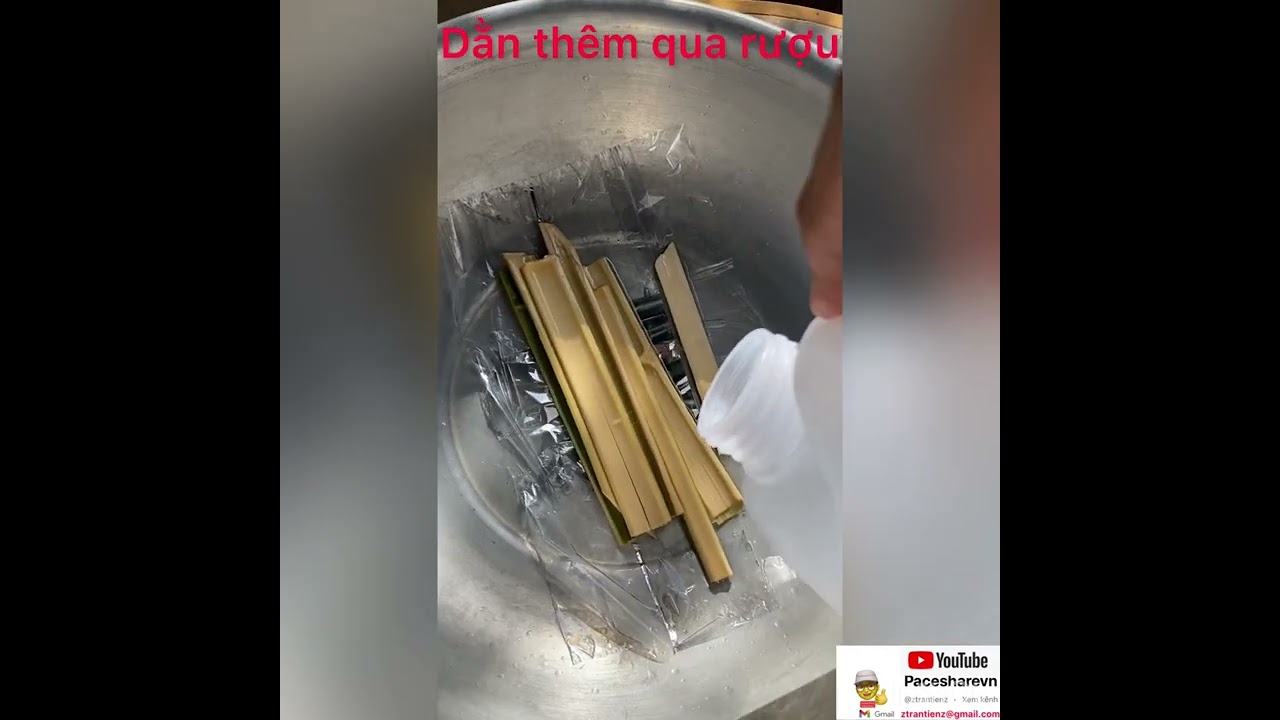 Shrimp paste with papaya from the Mekong Delta region of Vietnam - Mắm Tép đu đủ miền Tây, Việt Nam