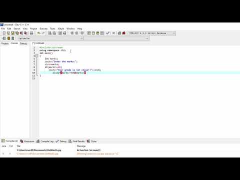 C++ PROGRAM TO FIND YOUR GRADE USING IF ELSE LADDER