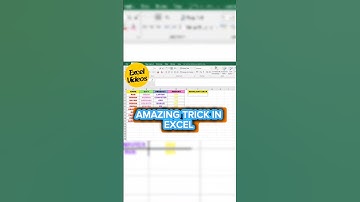 Amazing Trick In Excel #youtube #excel #shortfeed #shorts