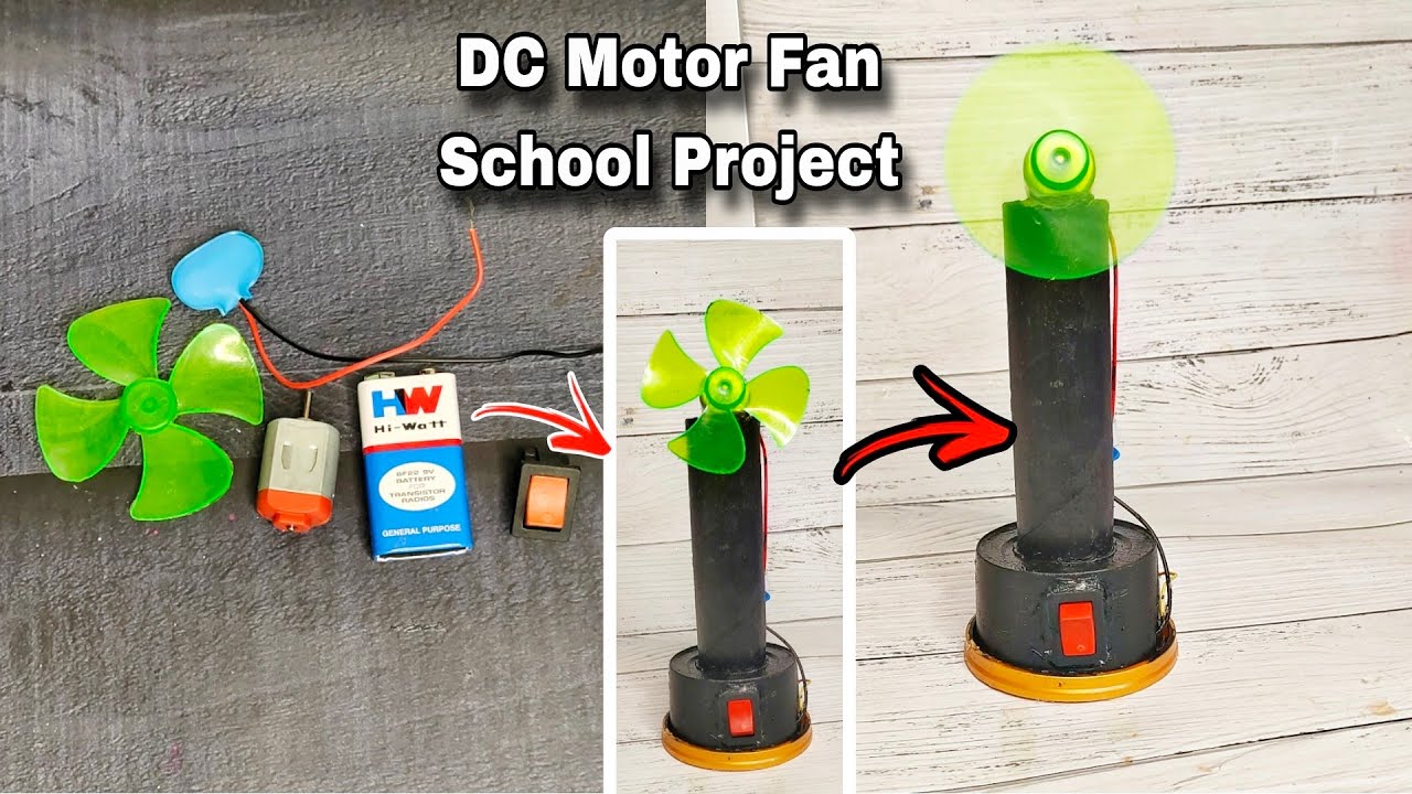 School Project Mini Table Fan/ Mini Table Fan Connection - YouTube