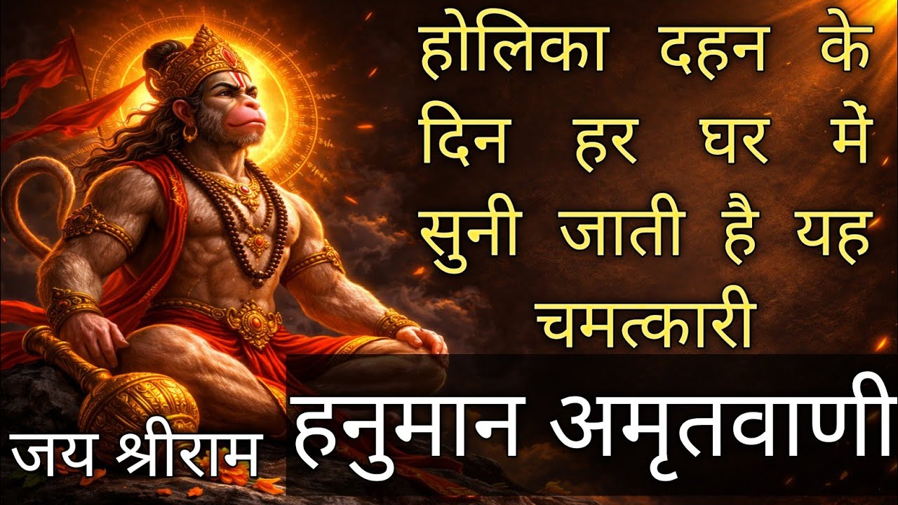 पूर्णिमा मंगलवार के दिन हनुमान जी की यह अमृतवाणी सुन लो संतान पर कभी कोई संकट नहीं आएगा#hanumanji 