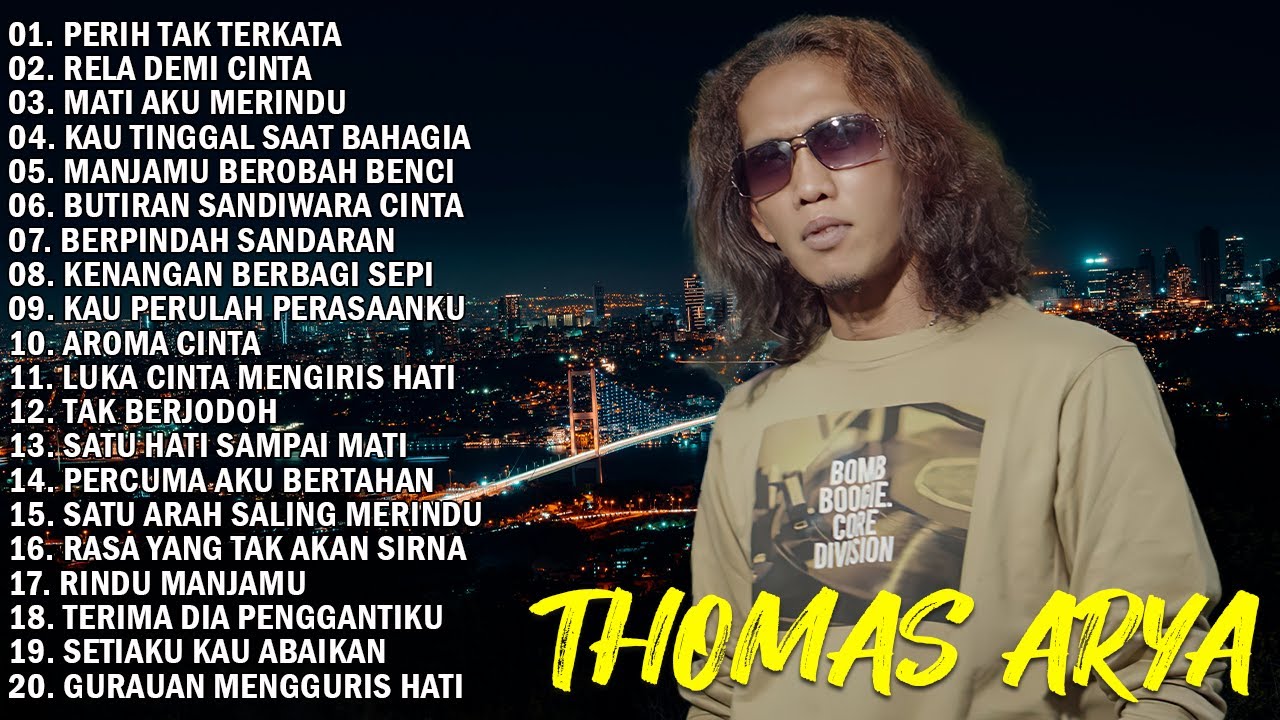 Thomas Arya Full Album Terbaik Sepanjang Masa | Lagu Slow Rock Malaysia Bikin Baper