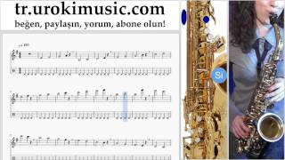 Saksafon tenor Nasıl Çalınır Besame Mucho Tablatura Bölüm#1 egzersizleri um-b723