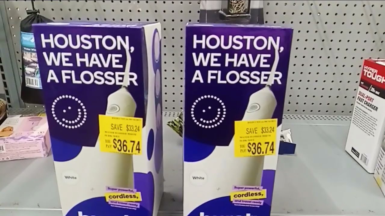 Apollo 13 Dental Floss? ''Houston, We Have a Flosser,'' Burst Water Flosser, For Sale at Walmart on