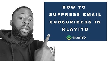 How To Manually Suppress Profiles In klaviyo