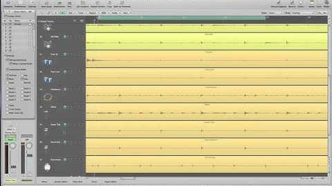 Apple - Software - Logic Studio - Flex Time - Editing drum tracks