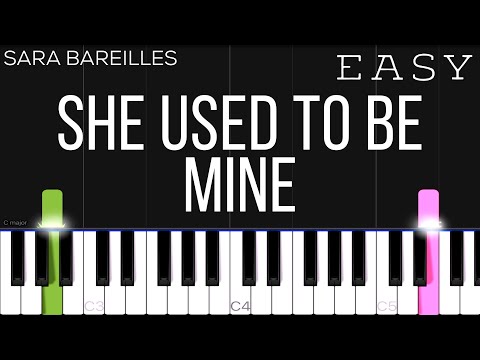 Sara Bareilles - She Used To Be Mine | EASY Piano Tutorial