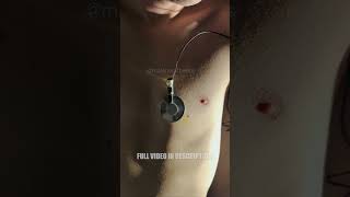 Heart going crazy🫀 #heartbeat  #boy  #heartbeat  #visible #heartbeatsound  #shirtless  #shirtlessguy