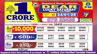 Dear Lucky Saturday Weekly Lottery 8:00 PM 24.01.2026 Dear Nagaland State Lotteries Live Draw Result screenshot 5