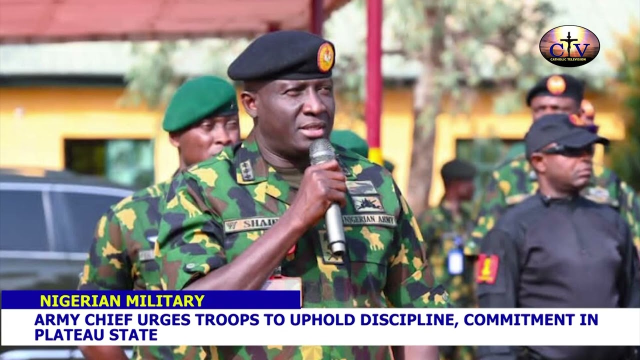 Army Chief Urges Troops to Uphold Discipline, Commitment in Plateau State