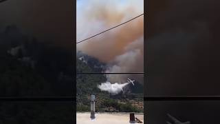 Azerbaycandan Ülkemize Yardım Için Gönderilen Be-200 Yangın Söndürme Uçağı