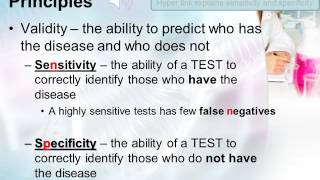 Epidemiology Screening Tests