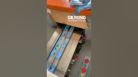 Gift card paging counting high speed feeding flow bag packaging machine testing video