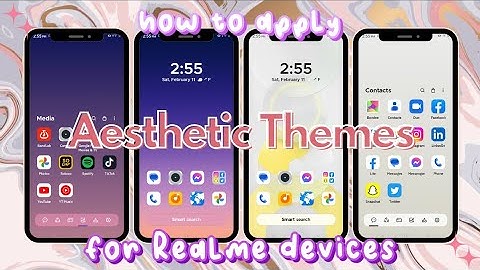How to apply Aesthetic Themes for Realme without Themestore