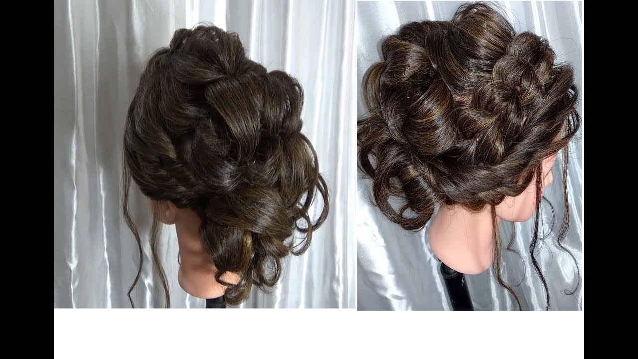 Tutorial de peinado recogido de Novia para cabello largo/ bridal hairstyle  tutorial for long hair - YouTube
