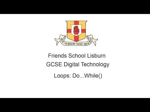 GCSE Digital Technology: Programming with C#- Loops: Do While