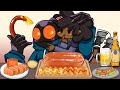 FRIDAY NIGHT FUNKIN Whitty Beer vs Carol Sausage MUKBANG- FNF ANIMATION MUKBANG