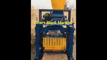 QT40-1 semi-automatic block machine paver machine curbstone making machine testing before shipment.