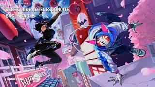 Prop hunt -FORTNITE EDITION w/MIMI♥️   SEEK & HIDE HOTEL ESCONDITE CASHE CASHE screenshot 4