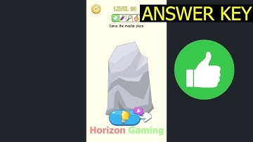 DOP Brain Delete Puzzle LEVEL 89 Carve the master piece - Gameplay Walkthrough Android IOS
