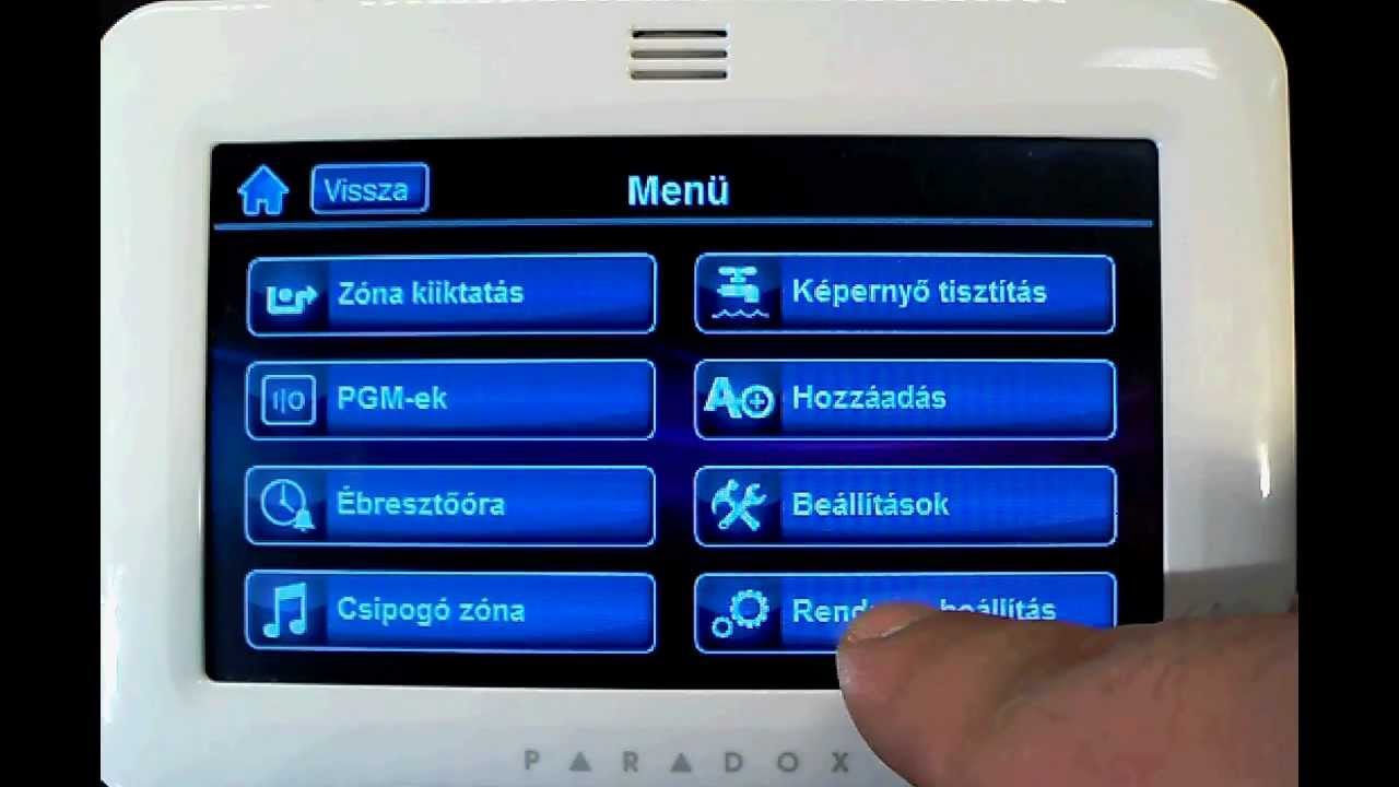 TM50 felhasznaloi kod programozasa - YouTube