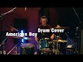 American boy (drum cover)