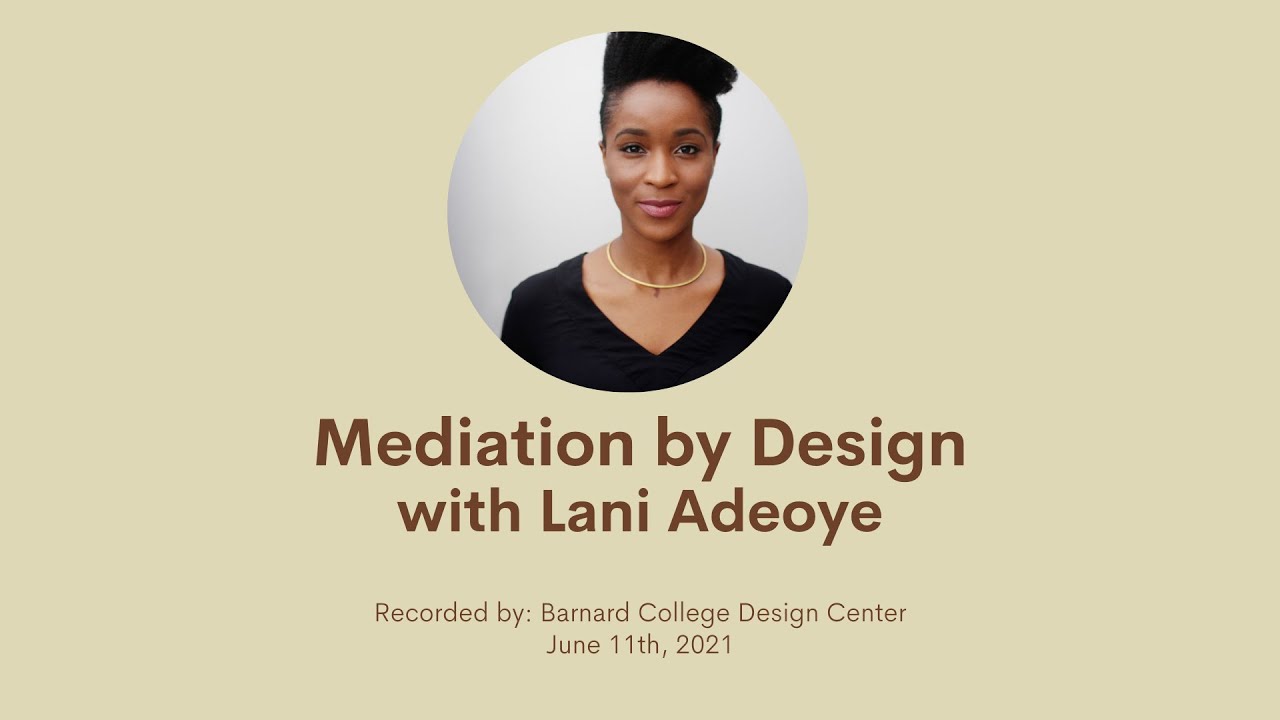 Design Talk Series | Barnard Design Center
