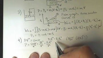 Boundary Movement (P-dV) Work