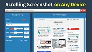 Take a Scrolling Screenshot for Any Website on Any Device ( Windows, Laptop, PC, Mac, Mobile, Tablet screenshot 2