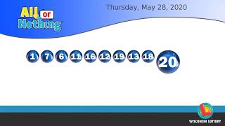 WI Lottery DailyLotto 05/28/2020