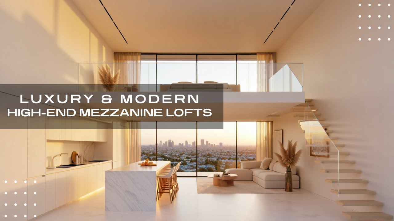 View of Luxury Mezzanine Lofts | Architectural Gems of Elevated Living - YouTube