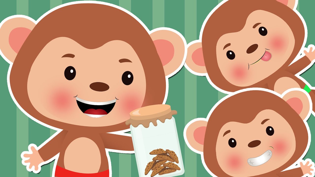 Five Little Monkeys Jumping On The Bed | Five Little Monkeys | Poem For Children