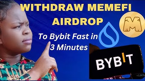 WITHDRAW MEMEFI AIRDROP TO BYBIT IN 3 MINUTES || NETWORK IS FREE NOW || CLAIM MEMEFI AIRDROP ASAP