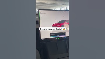Grok is now integrated with Tesla!! 😱#tesla #model3 #grok #grok4 #xai