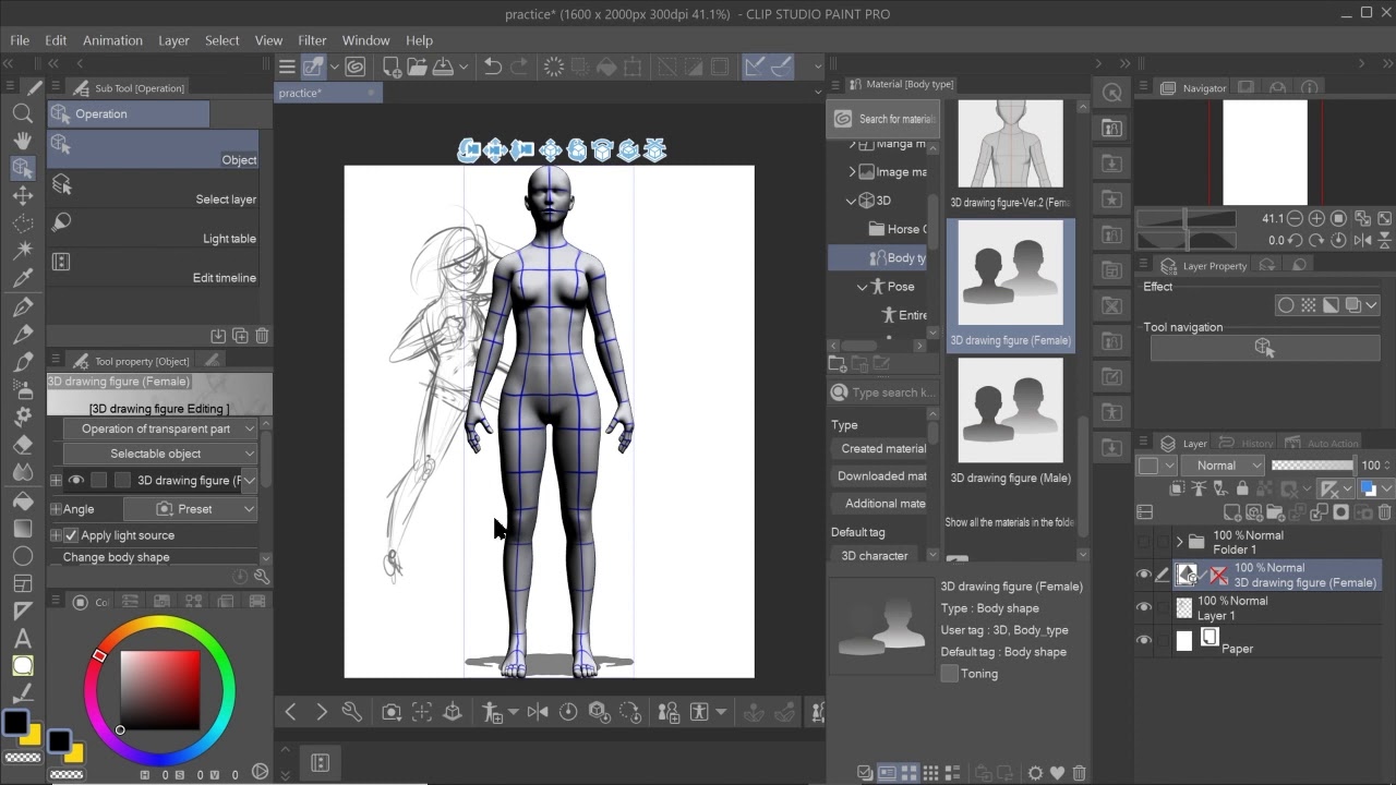 Clip Studio Paint Using 3d References Class Series Preview Youtube