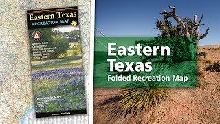 Eastern Texas Folded Recreation Map