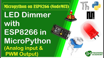 LED Dimmer using ESP8266 Micropython
