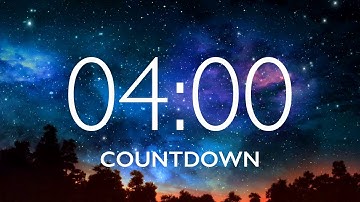 4 Minute Timer with Relaxing Music and Alarm 🎵⏰