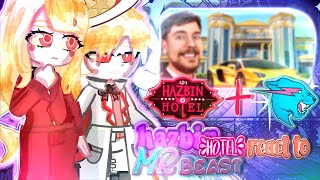 —♡︎—hazbin hotel react to MRBEAST4—‘’🎧’’ [#gacha]