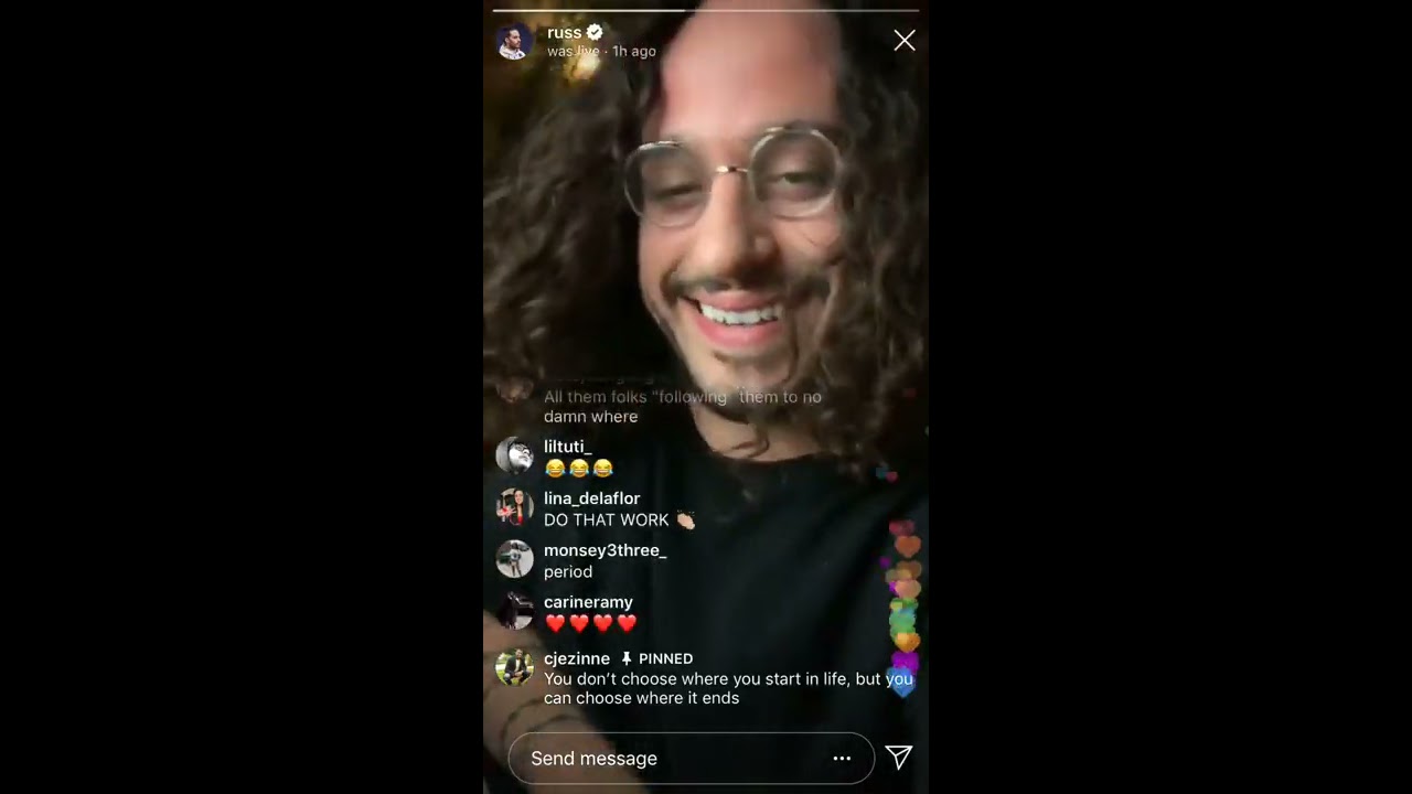 Russ On The Music Industry & Money Management - Russ Instagram Live 2019