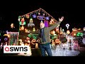 UK house switches on with 50,000 Christmas lights | SWNS