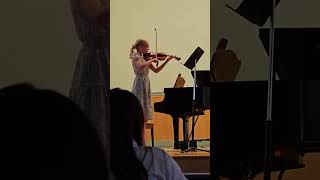 Britta plays Bach in the Spring 2024 Recital