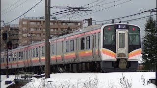 E129系B18編成信越本線下り普通439M　長岡→新潟